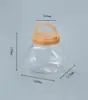 Botellas de Plástico para Mascotas de Grado Alimenticio, Botellas Vacías, Envases Portátiles para Frutos Secos, Botellas Transparentes para Miel, Frascos de Almacenamiento de Plástico Sellados al por Mayor