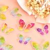 Aurora colorido chapado en oro Color Mariposa accesorios diy funda para teléfono móvil pulsera colgante material hecho a mano con cuentas al por mayor