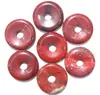 Venta al por mayor del fabricante Piedra Natural Cristal Ágata Hebilla de Seguridad de 25 mm Colgante Accesorios para Joyería DIY Pendientes Collar