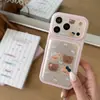 Funda para Teléfono de Osito con Lazo y Lunares para iPhone 18 Pro Max, Apple 17, Linda 16, Estilo Coreano 15