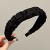 Diadema Retro de Color Café de Caña Ancha para Mujer para Otoño e Invierno, Nuevo Estilo 2025, Diadema de Gama Alta, Pinza para el Cabello para Lavarse la Cara, Accesorio para el Cabello