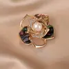 Novo broche estilo antigo de alta qualidade ins para mulheres estilo chinês leque borla pino de terno placket de pressão cheongsam corsage atacado