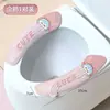 Almohadilla de Inodoro de Dibujos Animados Creativa Universal para las Cuatro Estaciones Asiento Acolchado para Inodoro Infantil Impermeable Lindo Adhesivo Almohadilla de Asiento con Aro para Inodoro