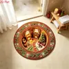 Amazon Nuevo Navidad 3D Visual Felpudo Sala de Estar Sofá Decoración Atmósfera Festiva Alfombra Dropshipping