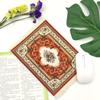Estilo Tribunal Vintage Franja Estilo Francês Pequeno Tapete Tapete Turco Mouse Pad Tapete para Xícara de Chá Isolado Termicamente Adereços para Fotos