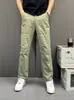Pantalones Cargo Retro de Corte Relajado para Hombre, Verano, Delgados, Holgados, Pierna Recta, Caída, Versátiles, Casuales, Largos