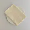 Guardanapo de algodão puro pano de boca doméstico quadrado liso pano de chá toalha de mesa jogo americano decoração de mesa ocidental para mesa