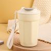 Taza de Café Octogonal de Acero Inoxidable 316 Personalizada Taza Termo de Alto Valor de Color Vaso de Agua Portátil con Cuerda para Estudiantes Masculinos y Femeninos