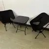 Silla plegable para exteriores Silla de camping portátil Ultraligera Silla luna Pesca recreativa Taburete para exteriores Respaldo Silla de playa