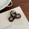 Pinza para el Cabello Vintage Semi-Atada para Mujeres, Pinza de Garra Pequeña Diaria, Estilo Minimalista de Gama Alta, Adecuada para Cabello Fino, Accesorio para el Cabello Pinza de Tiburón