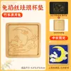 Porta-copos de Esmalte Cloisonné Kit de Material DIY Feito à Mão para Iniciantes Atividade Criativa Presente Artesanato