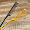 Pente de uso diário transfronteiriço pente de shampoo de dentes largos pente de dentes grandes pente de cauda pontiaguda espessado pente de cabelo para estilizar