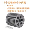 Estante de tensión con polea para almacenamiento y guiado de alambre de aleación de aluminio, polea guía de alambre con recubrimiento cerámico, extrusora, maquinaria de cableado eléctrico 200 combinación