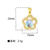 Colgante de cobre microincrustado cuentas de aceite de oro antiguo cuentas de transferencia diy con cuentas accesorios huecos fábrica de cuentas al por mayor