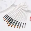 Pincéis de Nylon para Pintura Facial Transfronteiriços, Pincéis para Guache, Conjuntos de Pincéis para Tinta Acrílica, Pincéis para Pintura a Óleo, Atacado de Fábrica