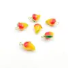Aceite de fruta-goteo colgante de toronja accesorios para joyería DIY hongo mango plátano papaya pulsera collar pendiente colgante