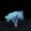 Suministro directo de fábrica de paisajismo para peceras, simulación de silicona, coral naranja, accesorios de acuario de silicona