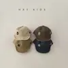 Gorra Suave para Bebé con Visera Elegante Bordada Sombrero de Sol Moda de Verano para Bebé Gorra de Béisbol Lavada Moderna