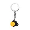 Lindo llavero de gato PVC pegamento suave animal de dibujos animados llavero bolso colgante gatito accesorios DIY venta al por mayor