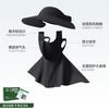 Protector solar de verano para mujer, anti-UV, para conducir, protección para el cuello, máscara de seda de hielo Gini, velo parasol
