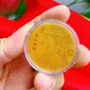 2026 Año del Caballo Moneda de Oro Foil de Año Nuevo Moneda Conmemorativa del Caballo del Zodiaco Cien Yuan Sobre Rojo Regalo de Buen Comienzo Venta