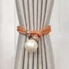 Fábrica direta criativa fivela de corda para cortina de pérola noturna instalação simples sem ferramentas acessórios para cortina tiras para cortina