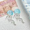 Fantasía Oceánica Medusa Parpadeante Fina Colgante Colgante Material de Cuentas Hecho a Mano para DIY Pulsera Collar Accesorios Material