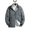 Chaqueta de Algodón Gruesa con Cuello Alto y Forro de Lana de Cordero L-8XL para Hombre, Abrigo de Algodón de Marca Tendencia Otoño e Invierno para Parejas