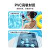 Bolsa impermeável para celular pode tocar na tela natação mergulho foto fonte termal selada capa impermeável transparente para entregador