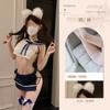 Lingerie Sedutora, Uniforme Divertido de Abstinência Feminina, Pijamas Sexy, Camisola Qqny para Seios Pequenos Cos Roupas Divertidas de Amor para Casais