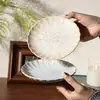 Juego de Taza de Café y Platillo de Cerámica Estilo Europeo Personalizado, Juego de Regalo de Taza de Agua de Cerámica con Gradiente Cocido en Horno de Alto Valor Creativo para Comercio Transfronterizo