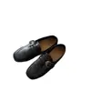 Mocassins de calçar com aumento de altura 2026 com solas macias, estilo retrô, versáteis para o trajeto ao trabalho, disponíveis em preto, marrom e cáqui