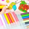 Venta al por mayor del fabricante Pintura con pegamento DIY sin hornear para niños, Pincel delineador de vidrio, Pegamento de cristal para pintar, Pintura para ventanas, Graffiti