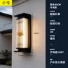 Lámpara de Pared para Exteriores Impermeable Lámpara para Pilares Lados de la Puerta Principal Lámpara de Pared para Villa Lámpara Solar con Soporte de Pared Lámpara para Jardín Exterior Patio
