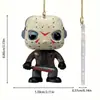 Colgante acrílico decoración colgante personaje adorno colgante calabaza plana fiesta Halloween película de terror
