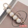 Artefacto para la cintura de los pantalones pasador de cintura broche anti-exposición broche de corsage de alta gama joyería hebilla de broche de perlas