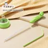 Escova de limpeza para canudos curvos com cabo estendido e antiderrapante e cerdas finas e macias para limpar mamadeiras e copos térmicos - um item essencial para limpar canudos