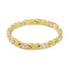 Pulsera Magnética Cruzada Ajustable en Forma de X, Best-Seller Transfronterizo Europeo y Americano, con Incrustaciones de Aleación y Diamante, Elegante y Versátil para Mujeres