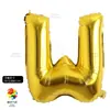Globo Alfanumérico Mediano Dorado y Plateado de 32 pulgadas Decoración de Cumpleaños Papel de Aluminio Fiesta de Bodas Set de Película de Aluminio Arreglo Globo