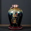 1.8kg Kg 5kg Tarro de Vino Cerámica Jingdezhen Sellado Vacío Botella de Vino Olla Hogar Xizang Elaboración de Vino Tarro para Remojar