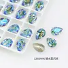 Dongzhou Cristal 8x12 Gota d'Água Pedrarias para Nail Art Super Brilhantes Coloridas Formato de Pera Corte de Alta Qualidade DIY Decorações para Unhas de Boneca