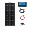 Panel solar fotovoltaico de cristal único dedicado 2 Piezas 110W18V Kit de panel solar generación de energía pequeña