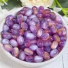 Resina Imitación Ojo de Gato Jujube Cuentas Colorido Brillo Agujero Recto Cuentas Sueltas Hecho a Mano DIY Pasador de Cabello de Cuentas Material de Accesorios de Joyería