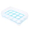 Caja para huevos de 15 compartimentos para refrigerador, caja para mantener frescos los huevos de cocina, caja para huevos de varias capas, soporte de plástico para huevos apilable para almacenamiento