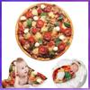 Manta Burrito Transfronteiriça Manta Pizza Estampada Digitalmente Manta de Cochilo de Flanela Manta Tortilla Dupla Face