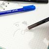 St Giant Puede Escribir Bolígrafo Borrable de Resorte de Gran Capacidad Tinta Azul Negro Azul Creativo