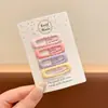 Lindo pasador de estrella para niños, pasador exquisito de alta gama, clip lateral para flequillo dulce de bebé, clips de dibujos animados para cabello rebelde