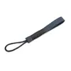 Cordón de Piel de Ternera Esmerilada Llavero de Coche Tejido a Mano Lujo Accesible Suave Anti-Desgaste Llavero Colgante de Cuerda para Llaves