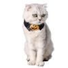 Fábrica de produtos para animais de estimação de Halloween Enfeites para cães Trick-or-Treat Ghost Festival Coleira falsa Jóias de gato de Halloween Gravata borboleta de abóbora preta