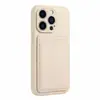 Capa de Celular com Padrão de Lichia para Comércio Exterior Adequada para Apple 18Pm com Slot para Cartão, Capa Protetora à Prova de Choque para iPhone 17 14/13